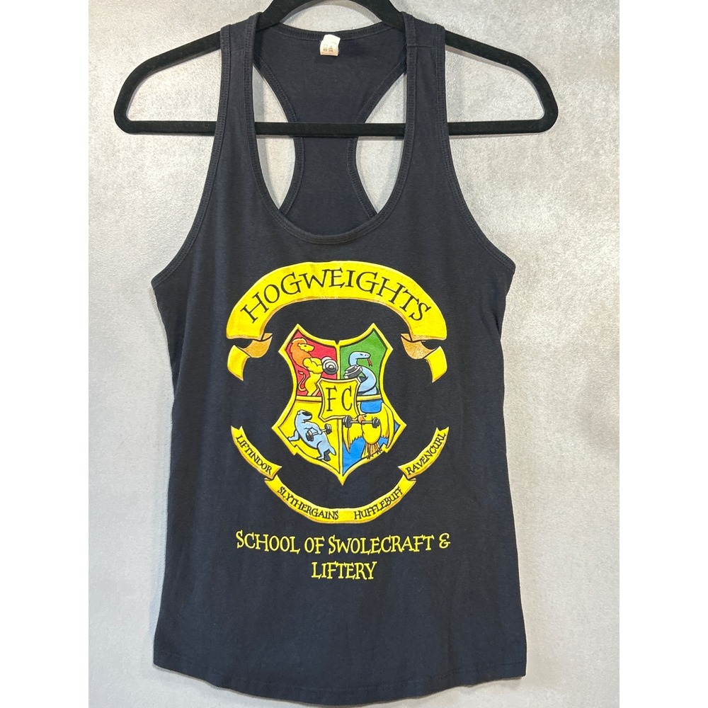 Next Level Hogweights School of Swolecraft & Liftery Racerback Tank Top Small